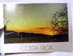 Playa hermosa atardecer costa rica sunset postcard 6x4" vintage 1980 90's