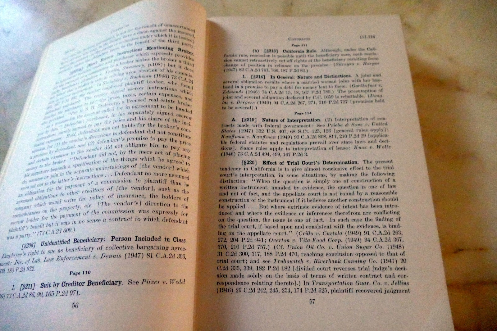Summary of California Law 1950 Witkin Supplement San Francisco USA