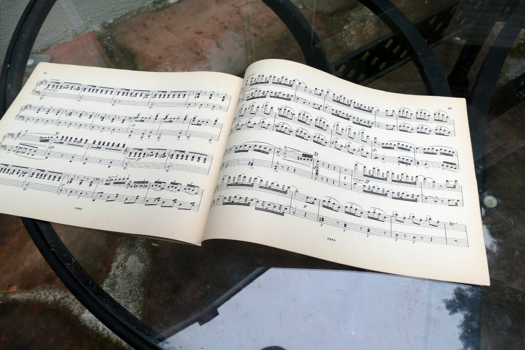 Moritz Moszkowski Soanische Tanze Sheet music Klavier 4 Handen 2125 Piano 1925