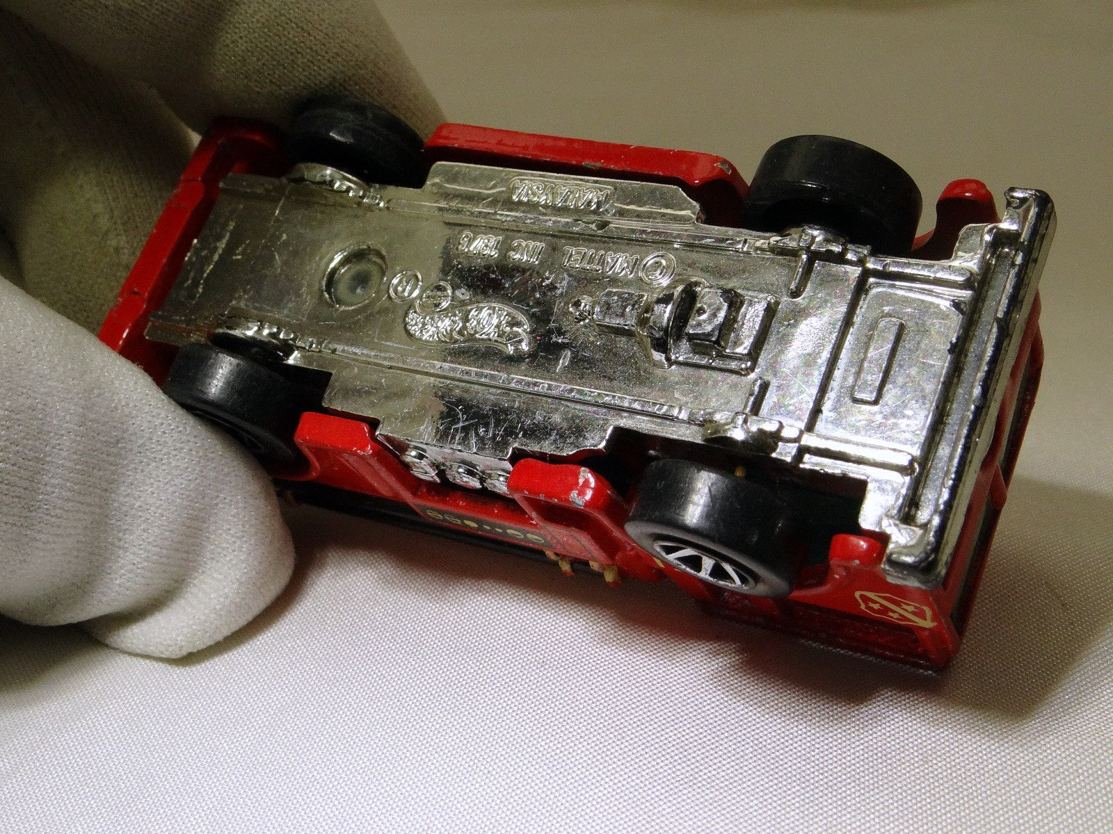 Hot Wheels  Mattel Fire Truck Red Engine 1976 vintage prototyp