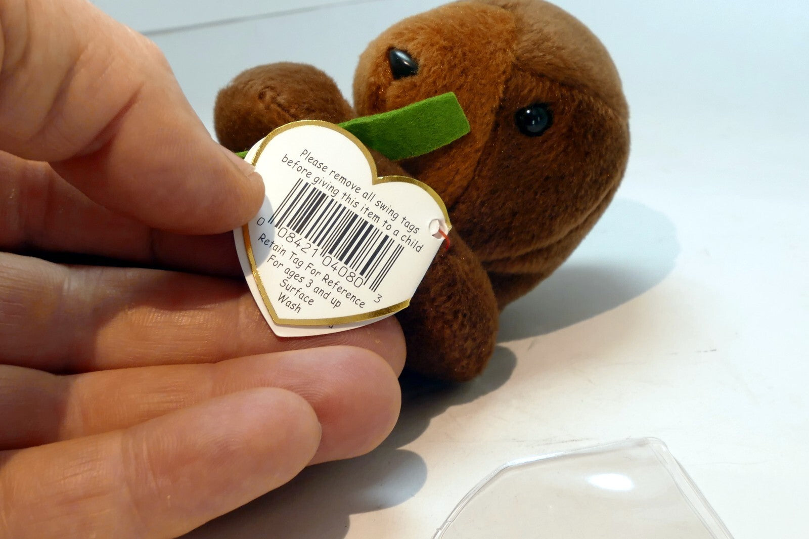TY Beanie Babies Seaweed Style  PVC 1995/1996  with tag
