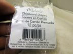 3" Michaels chipboard shapes 12 pcs Pigeon Bird unfinished  decor 