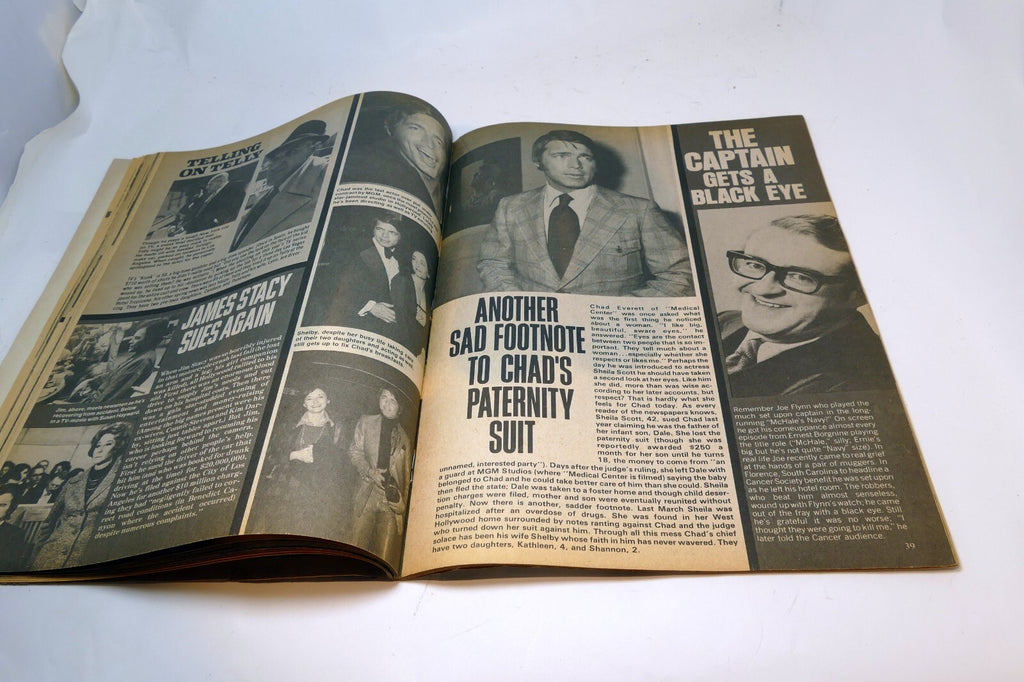 1974 August TV-MOVIES TODAY MAGAZINE ELVIS Hurt, Liz Taylor, Barbara Steals Cher