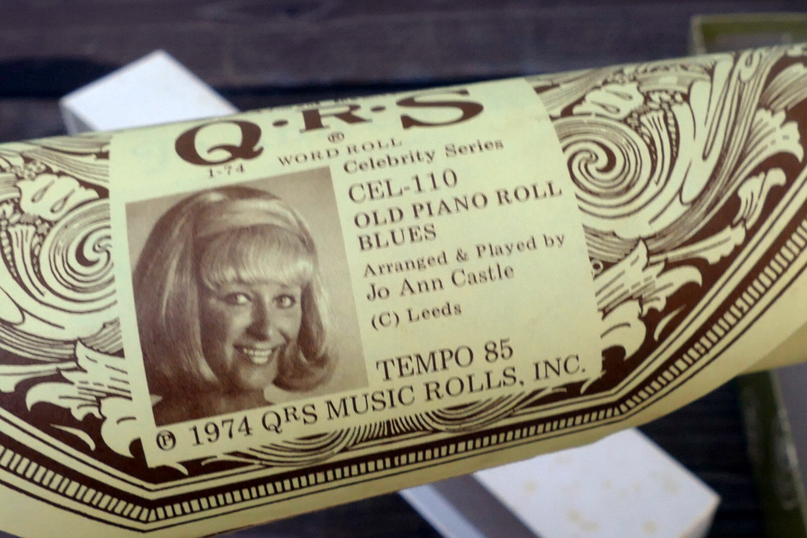 QRS Celebrity Series CEL-110 Old Piano Roll Blues