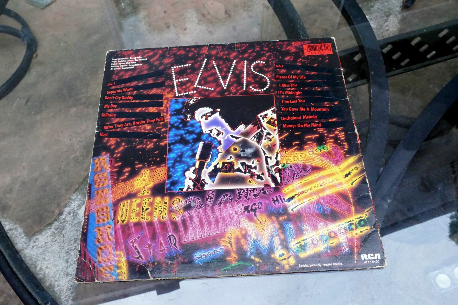 1985 Elvis Presley Always On My Mind AFL1-5430 anniversary- ALBUM ART COVER ONLY
