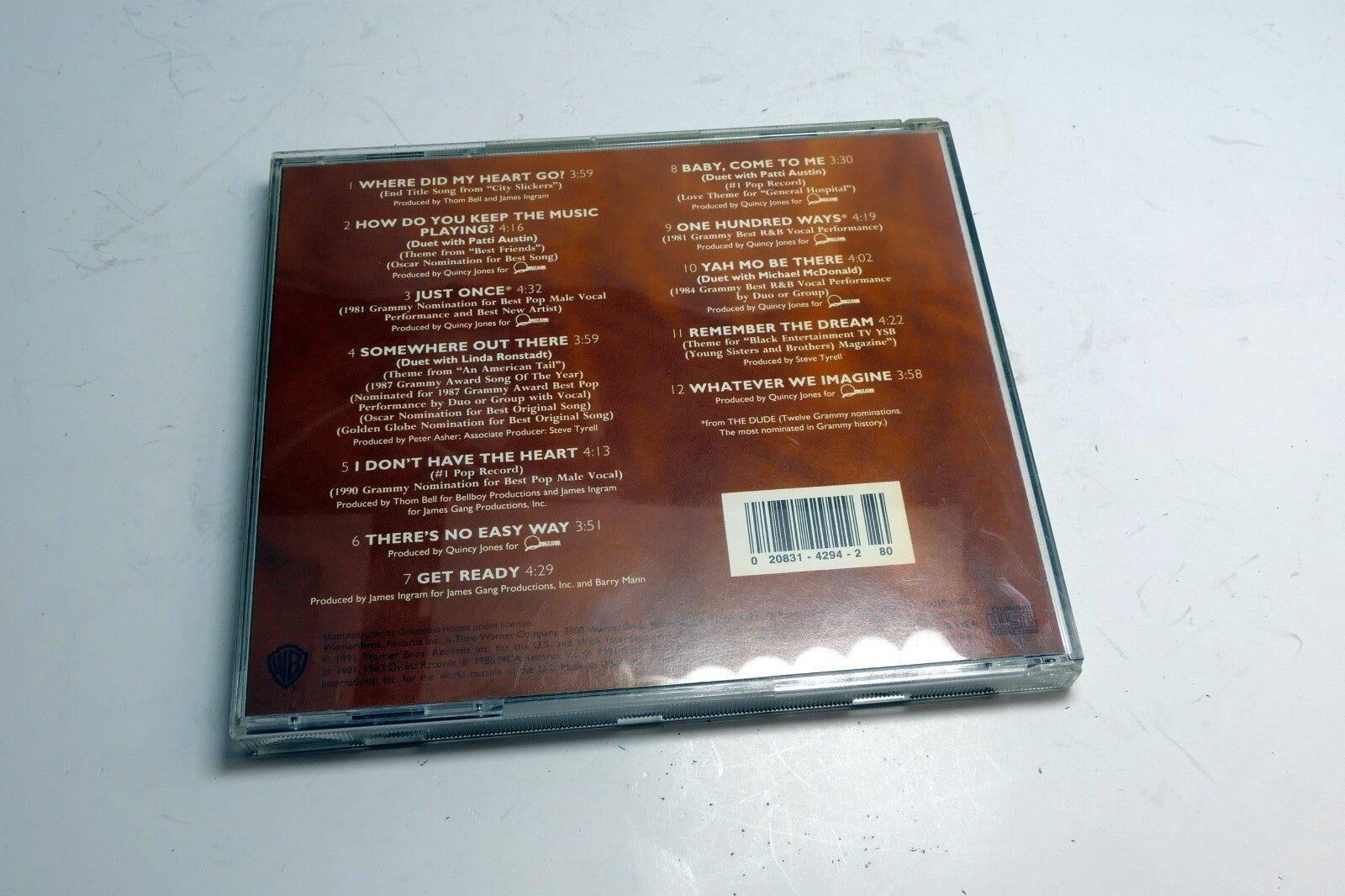 James Ingram - The Greatest Hits: Power of Great Music - Audio CD - VERY GOOD