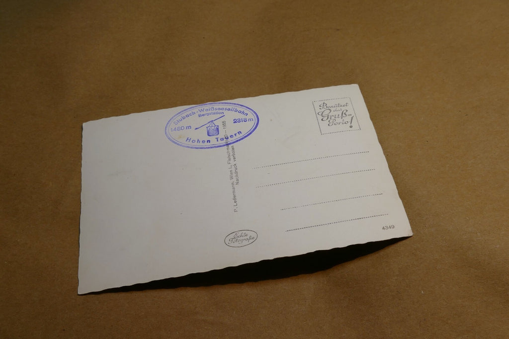 Pass Lueg Hagengebirge Pass enge postcard Black & white Austria 1930's unposted