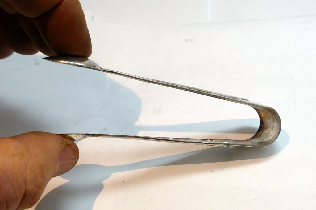 Silver Plate Motif Sugar Cube Tongs for tea pot