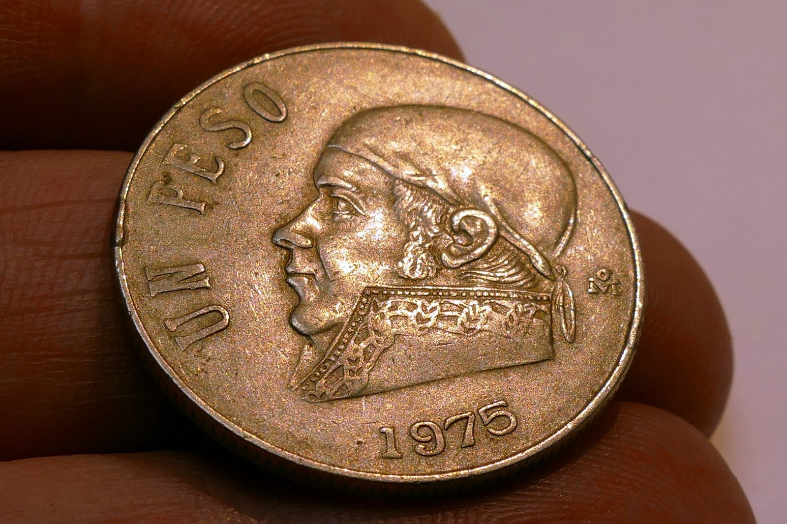 MEXICO 1975 UN PESO coin
