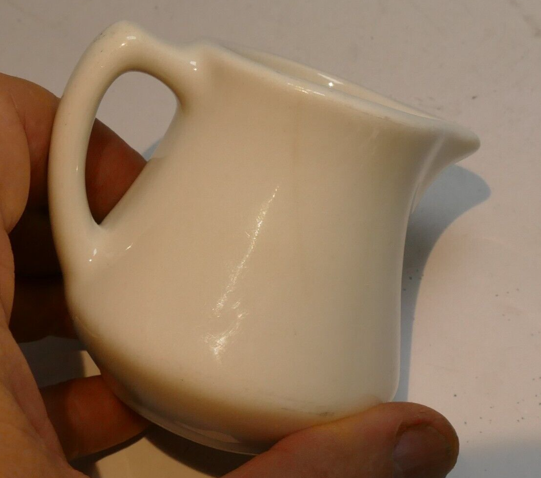 Bailey Walker Vitrified China Pottery Water Milk Pitcher   Bedford Oh small 3"