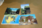 Unposted Postcard lot from Texas Wyoming Wisconsin USA lot of 4  pack 1980's