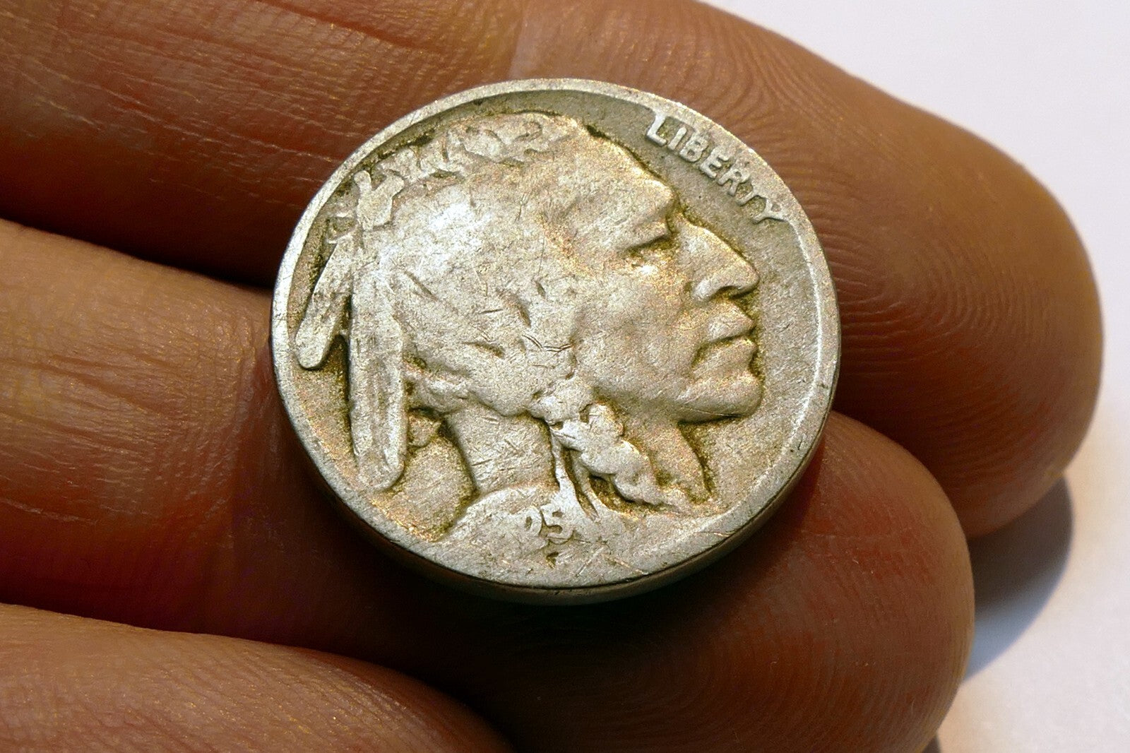 Buffalo Nickel....Five Cents......Indian Head  One Coin 1925
