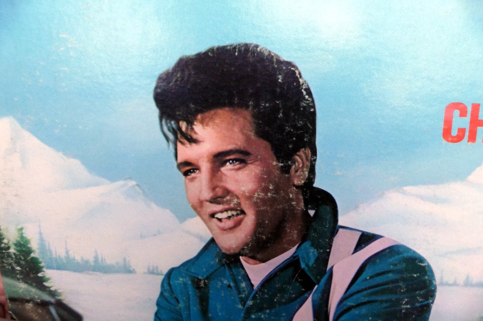 1970 elvis presley elvis' christmas album rca cal 2428   vinyl album art cover only