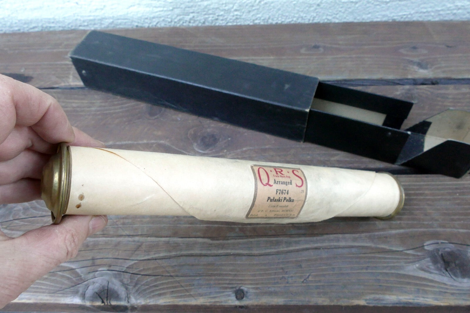 QRS F7674 Arranged Piano roll Pulaski Polka