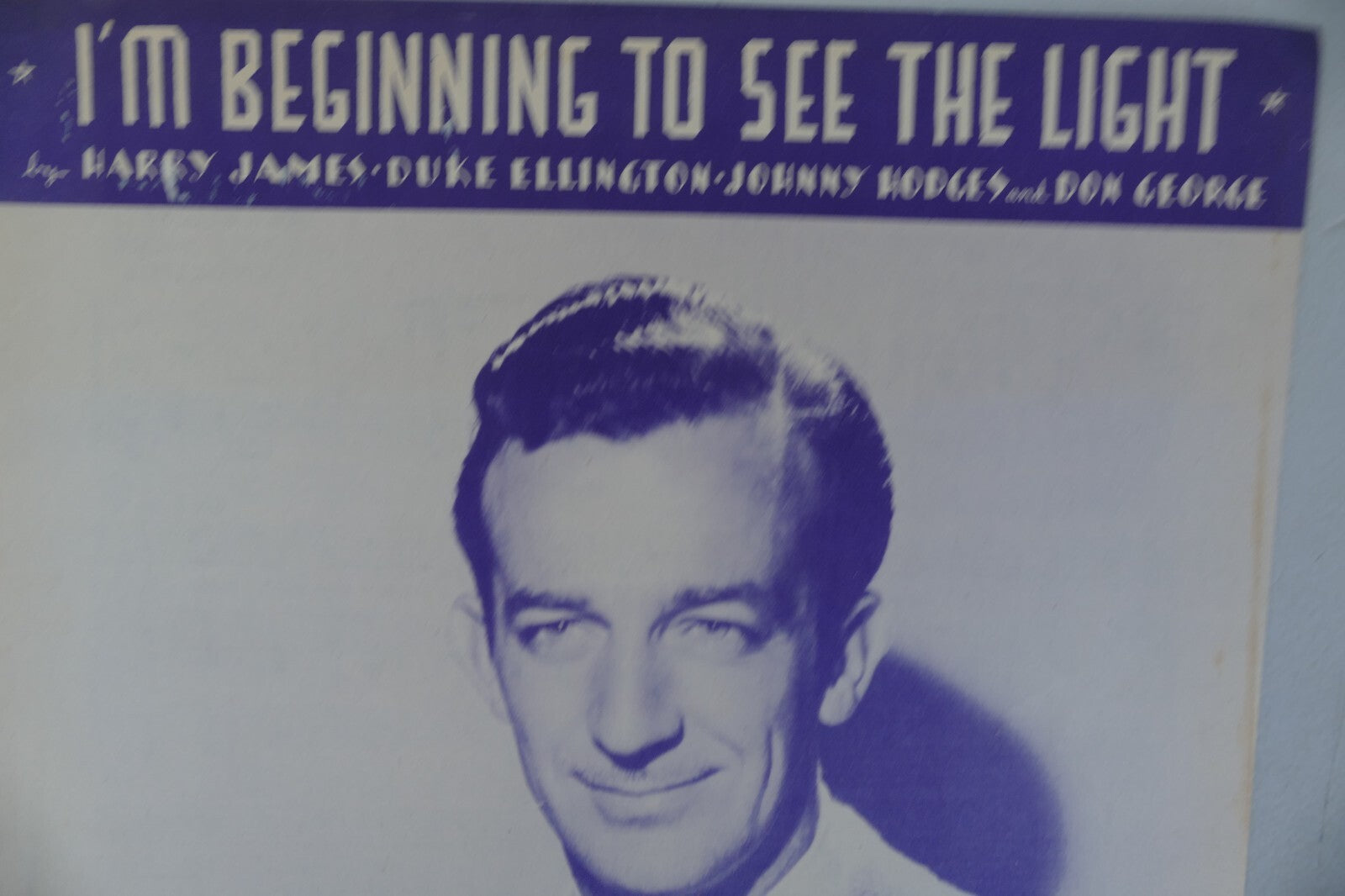 I'm beginning to see the light sheet music 1944 by harry james, duke ellington and others