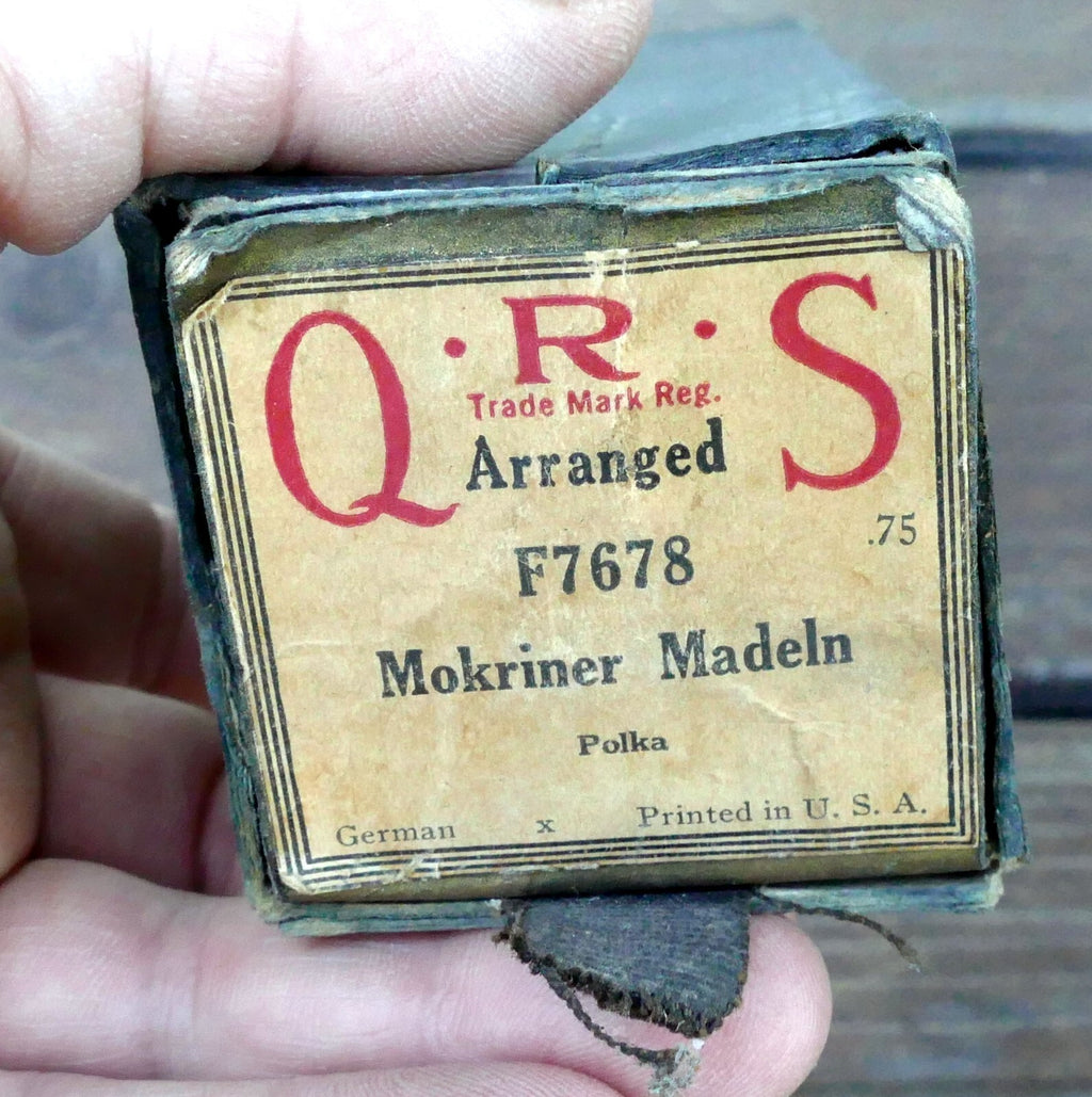 Qrs arranged f7678 mokriner madeln polka piano roll