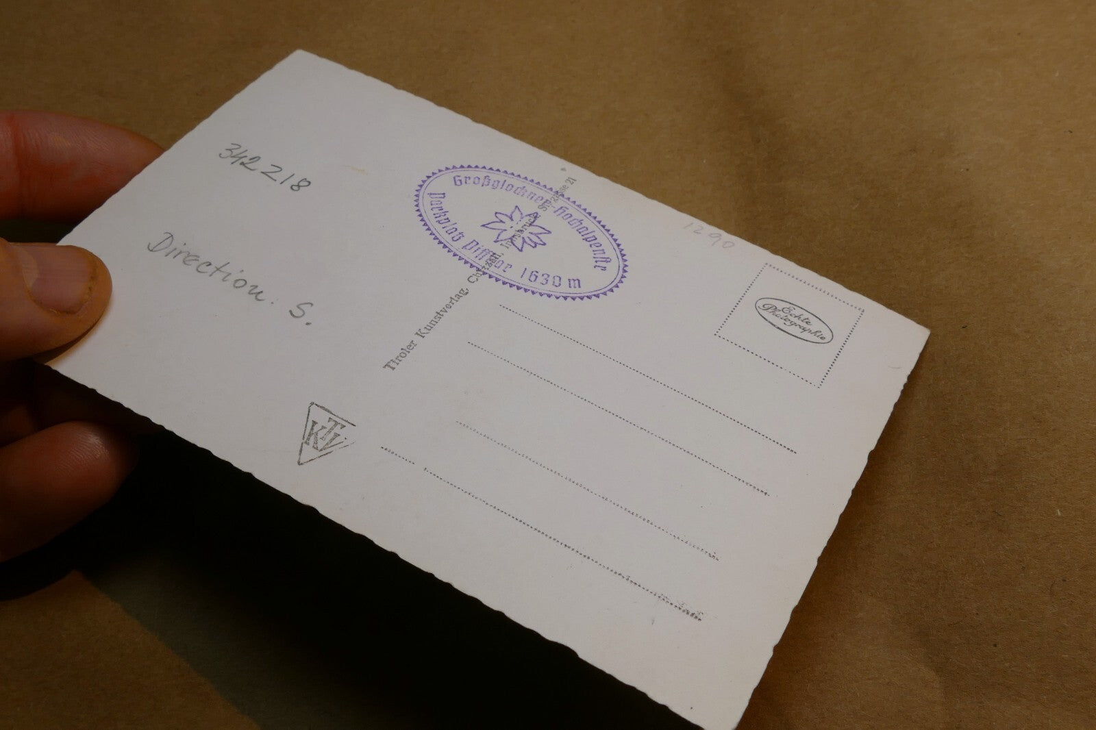 Grossglockner mit Brennkogel Alpine Road postcard Austria - unposted