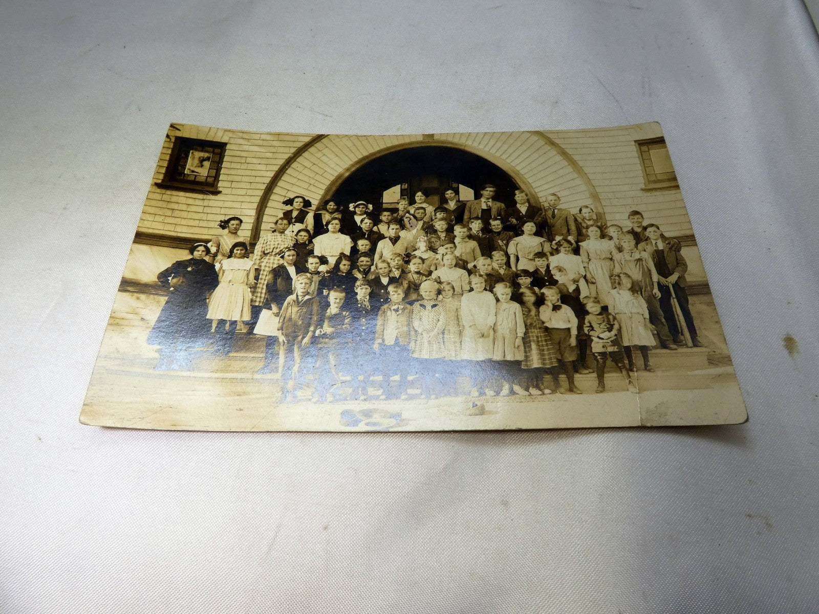 Hamilton School  Postcard 3.5X5.5" vintage 1918