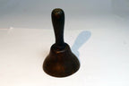 1.5" Solid Brass metal School Diner Bell with wooden handle vintage