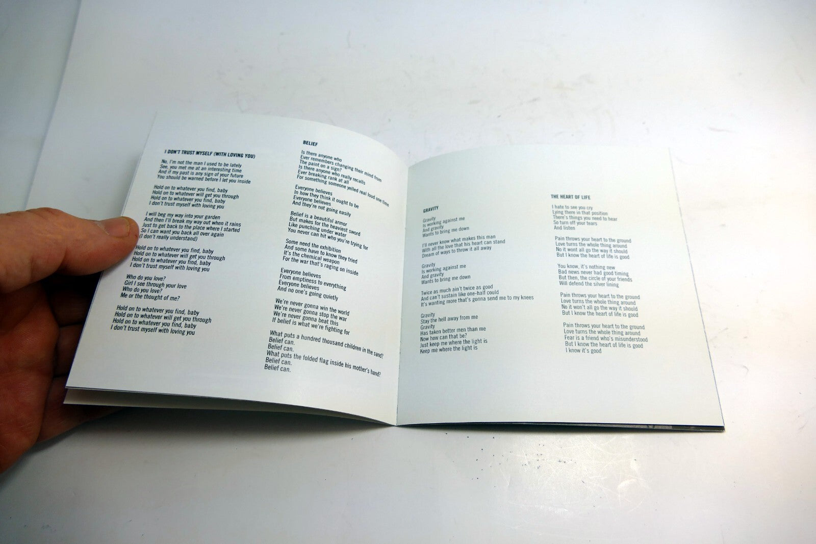 INLAY Cover ART Only NO Case, CD included - Continuum Music by John Mayer