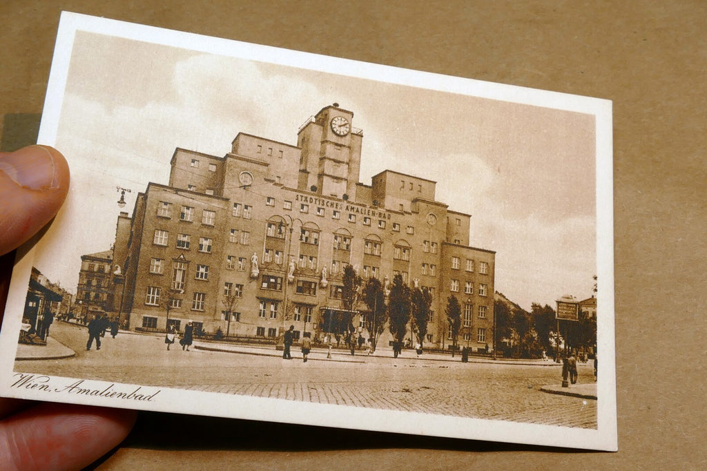 Vienna Amalienbad  postcard Austria 1930's  - unposted
