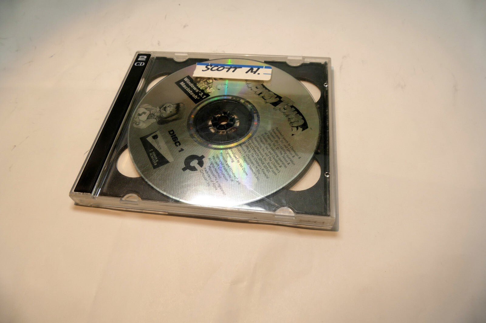 Money Town PC CD Rom Disc 1 & 2 Knowledge adventure Ages 5-9 for Windows 3.1