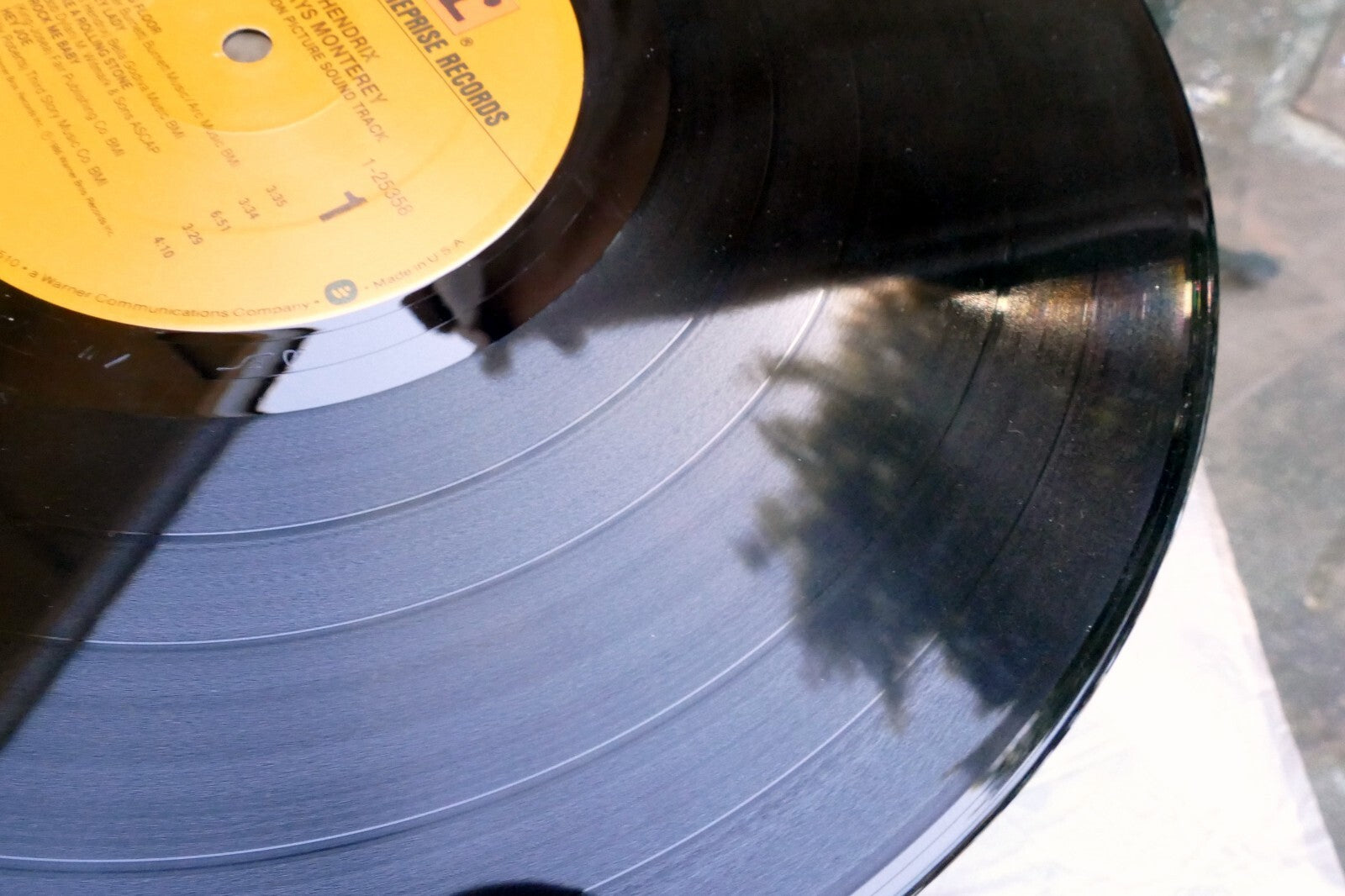 Jimi Hendrix Jimi Plays Monterey LP Vinyl Reprise Records 1986 Movie Soundtrack