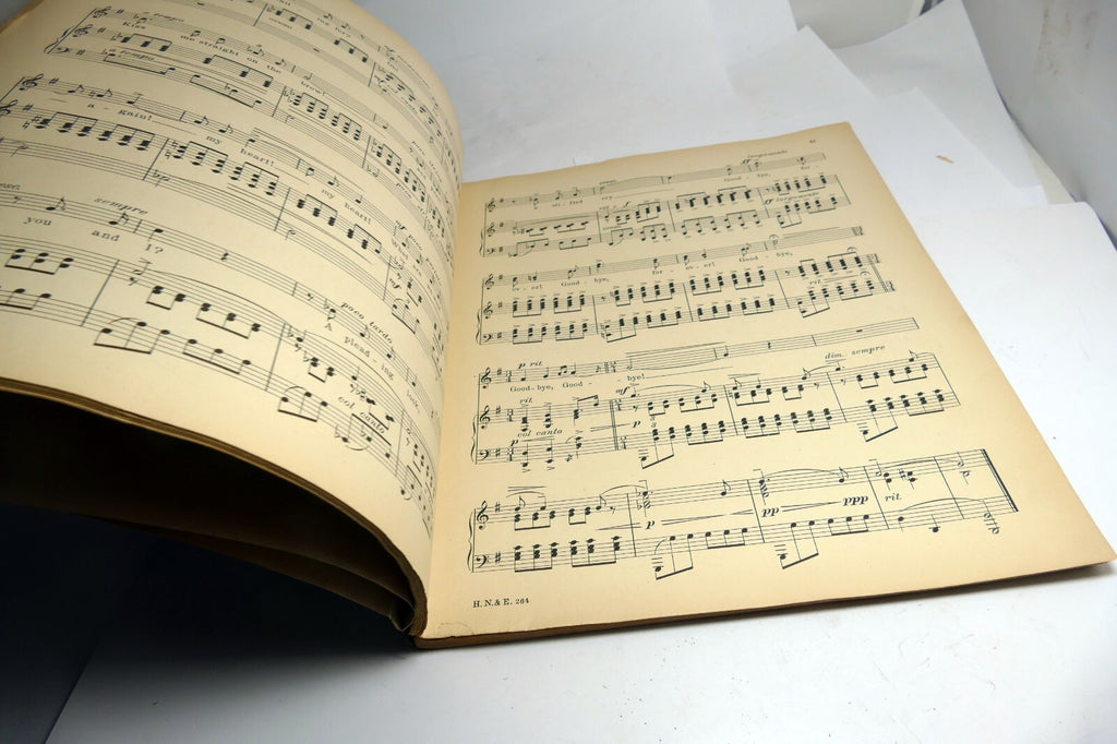 Most Popular Drawing Room and Concert Songs Sheet Music Book for High Voice 1912