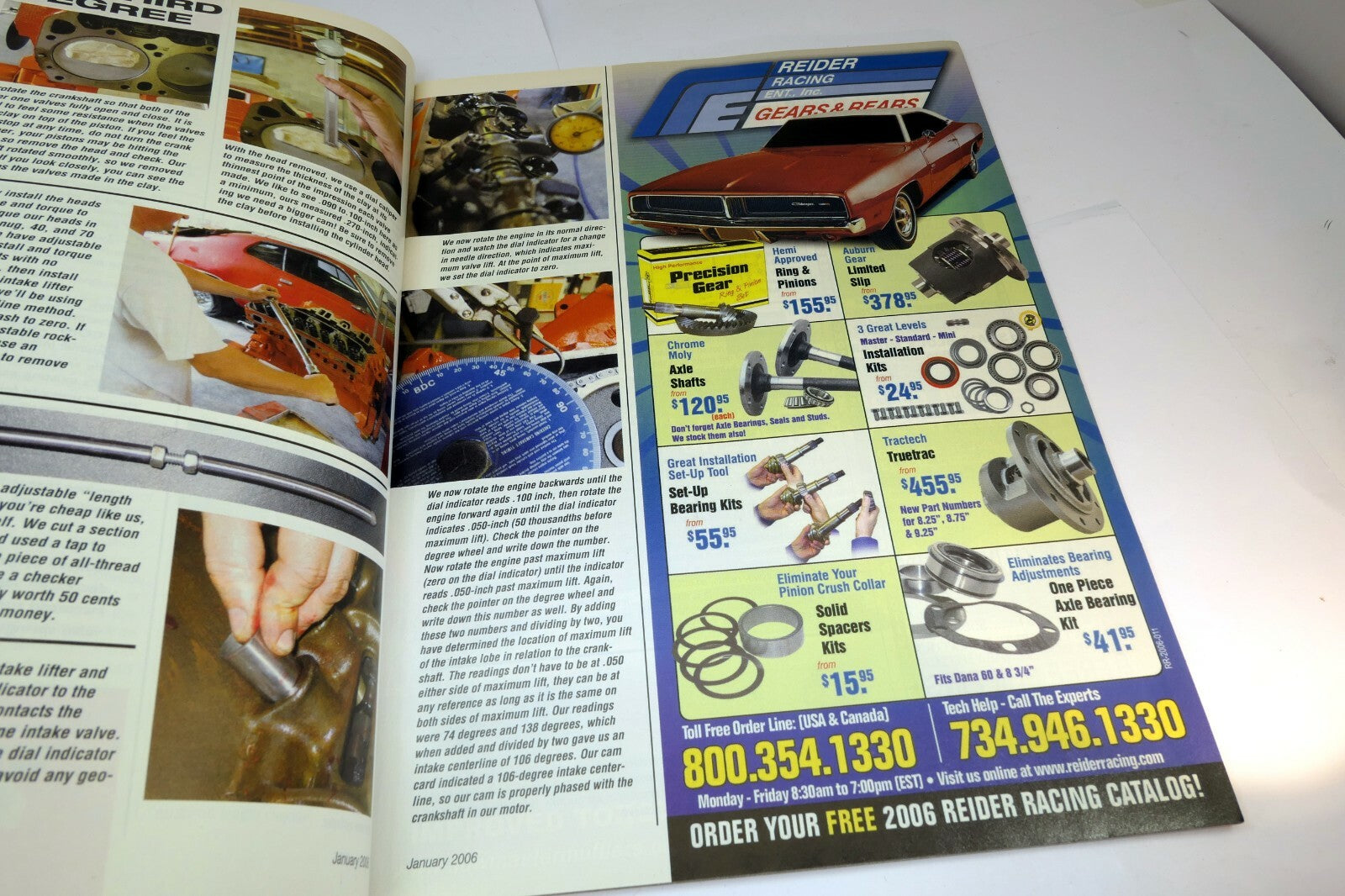 MOPAR Action Magazine January 2006 7 HEMI Builds,  Built for speed