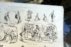 Old WAY'S & NEW WAY'S No 1 HENRY HEATH CARICATURE PRINT 1840 Victorian