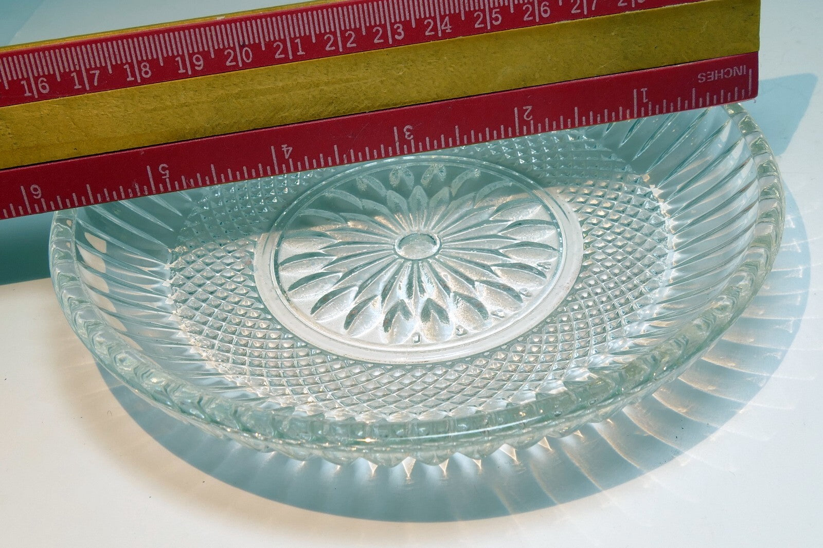 Crystal GRAFTON Desert Cookie Plate (Platter) 6" small