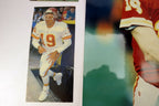 1994 JOE MONTANA - Upper Deck Football Card # 133- w/ Picture 8X11"
