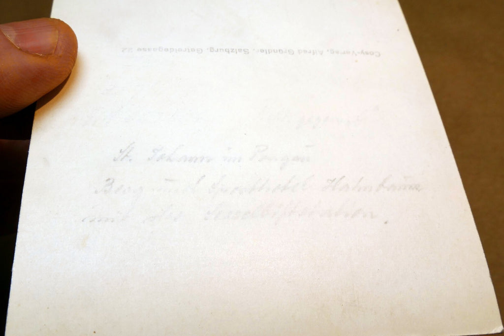 hotel HANNBAUM St. Johann im Pongau Austria postcard 1940's  - unposted