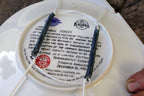 NORMAN ROCKWELL "Filling The Stocking" Plate ca. 1995 Christmas Knowles COA