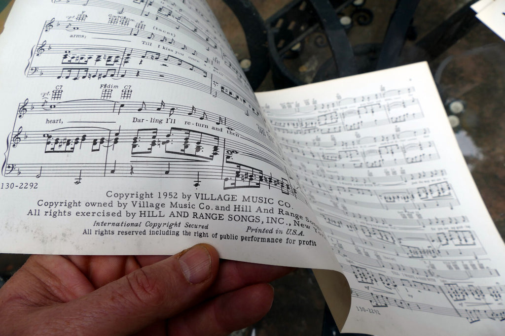Till I waltz Again with You by Sidney Prosen   1952  Sheet Music Orchestra