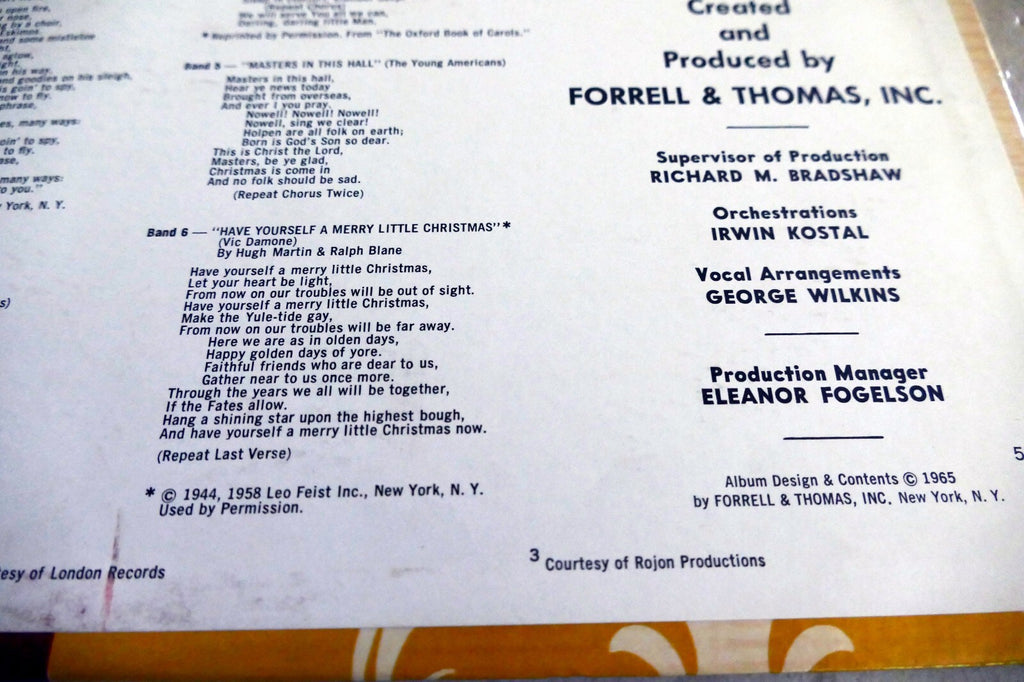 Firestone Your Favorite Christmas Music Volume 4 Stereo LP SLP-7011