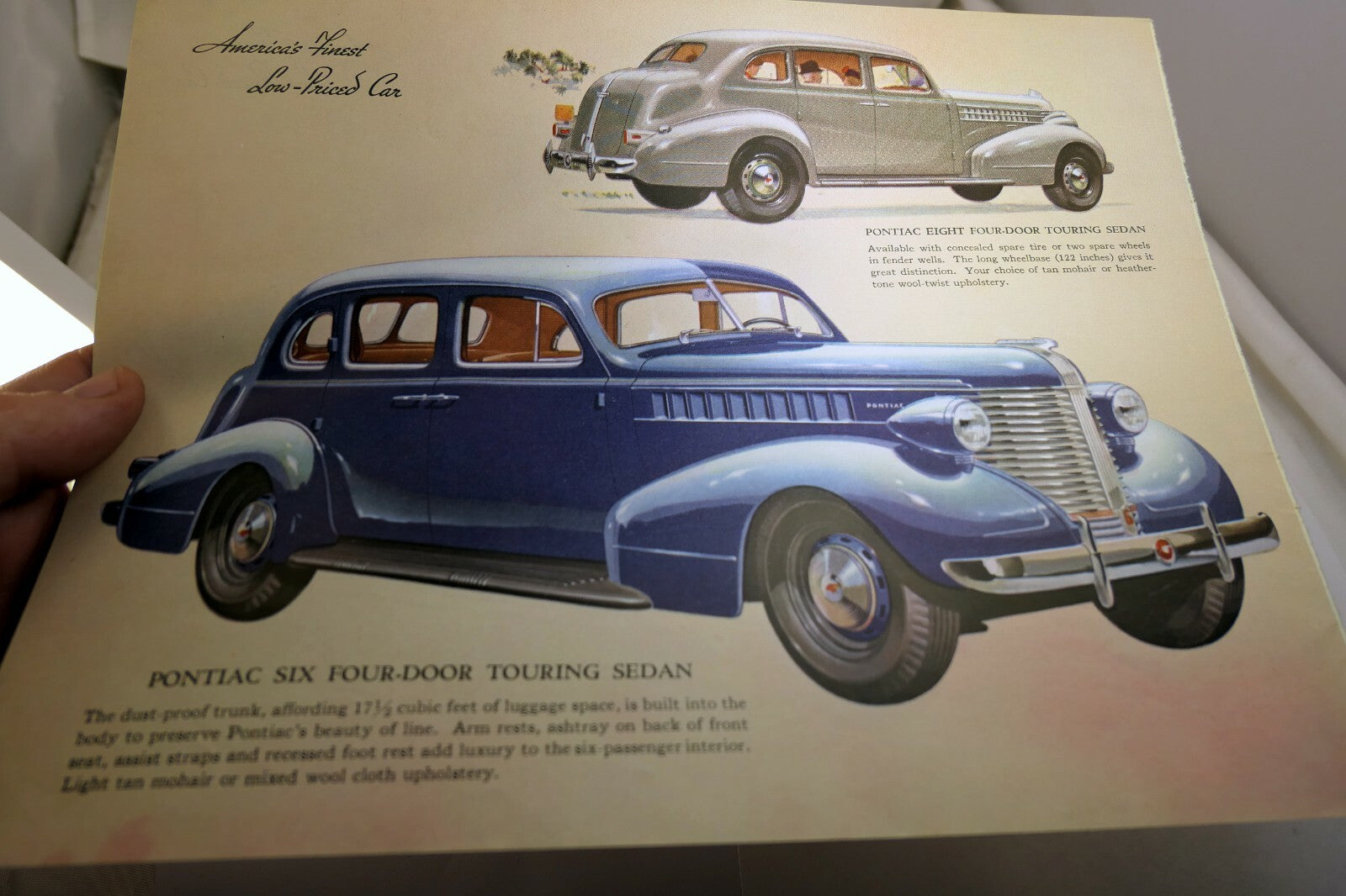 Pontiac Eight Sport Coupe Dealership Ad advertisement Sales Brochure 1952