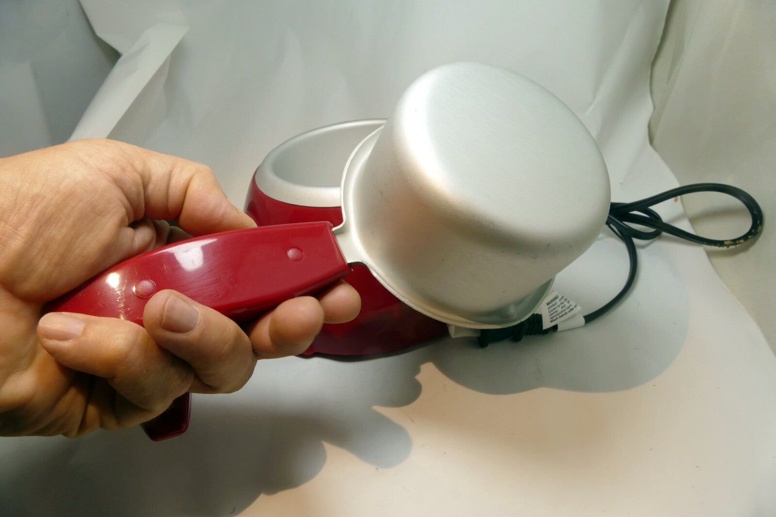 Cook's Essentials Red Chocolate Treat Maker With 2 MELTING POTS - CECM1R2
