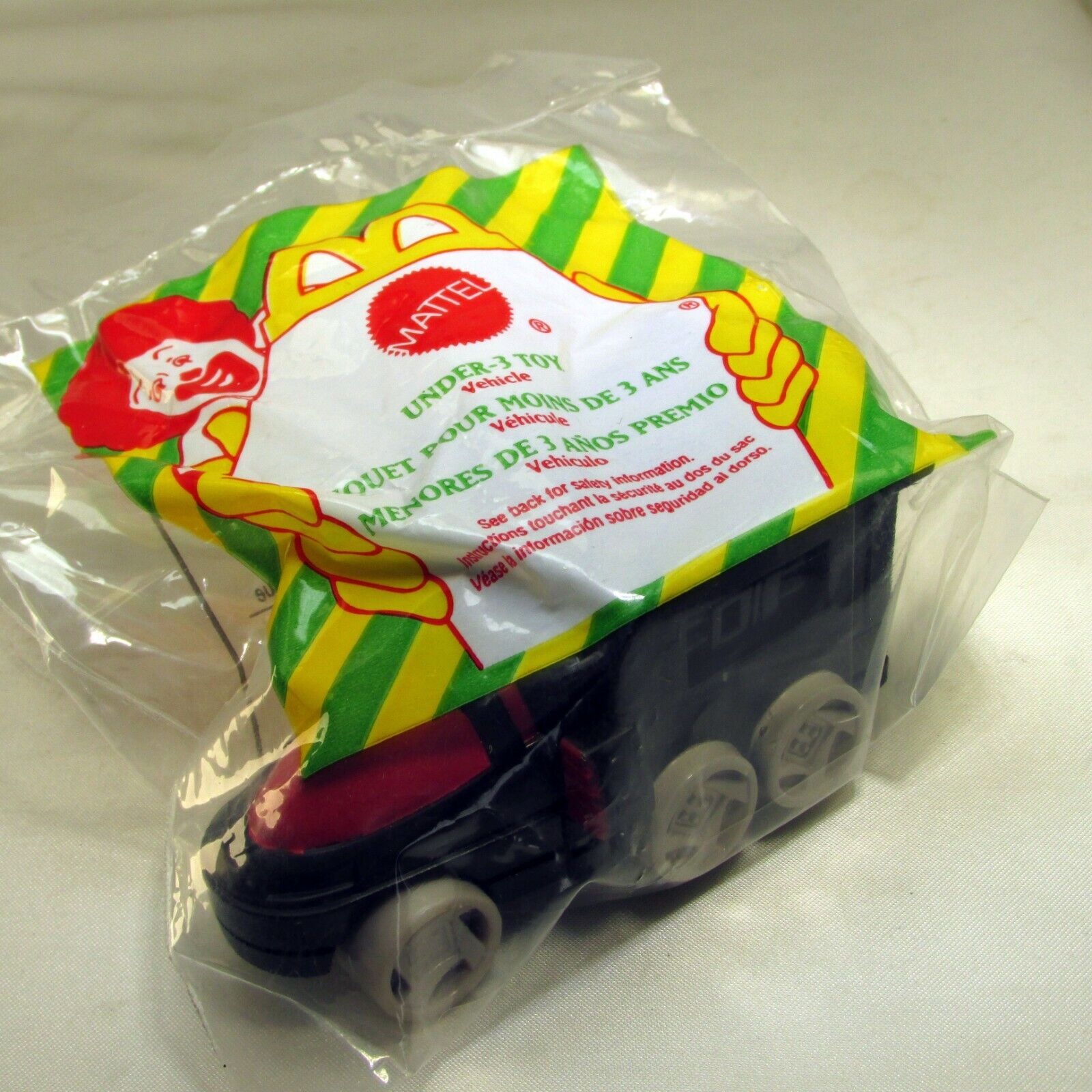 Under 3 toy mcdonald's hot wheels mattel 1994 vehicle   new