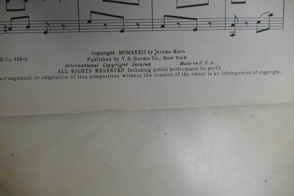 In Egern On The Tegern See 1932 by Jerome Kern from "Music In The Air" musical