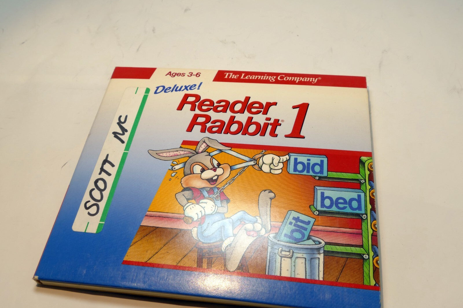 Empty cd jewel case for reader rabbit 1 learning personalized disc cd rom