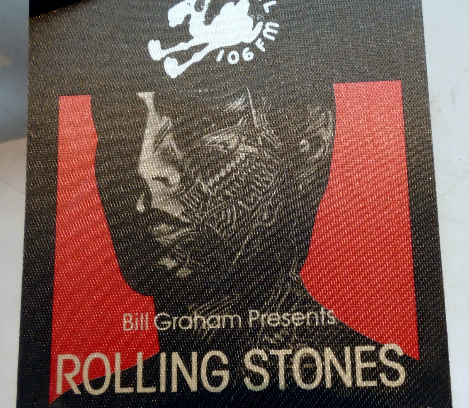 1981 vintage coupon 3x5" kmel 106 fm candlestick park rolling stones ca