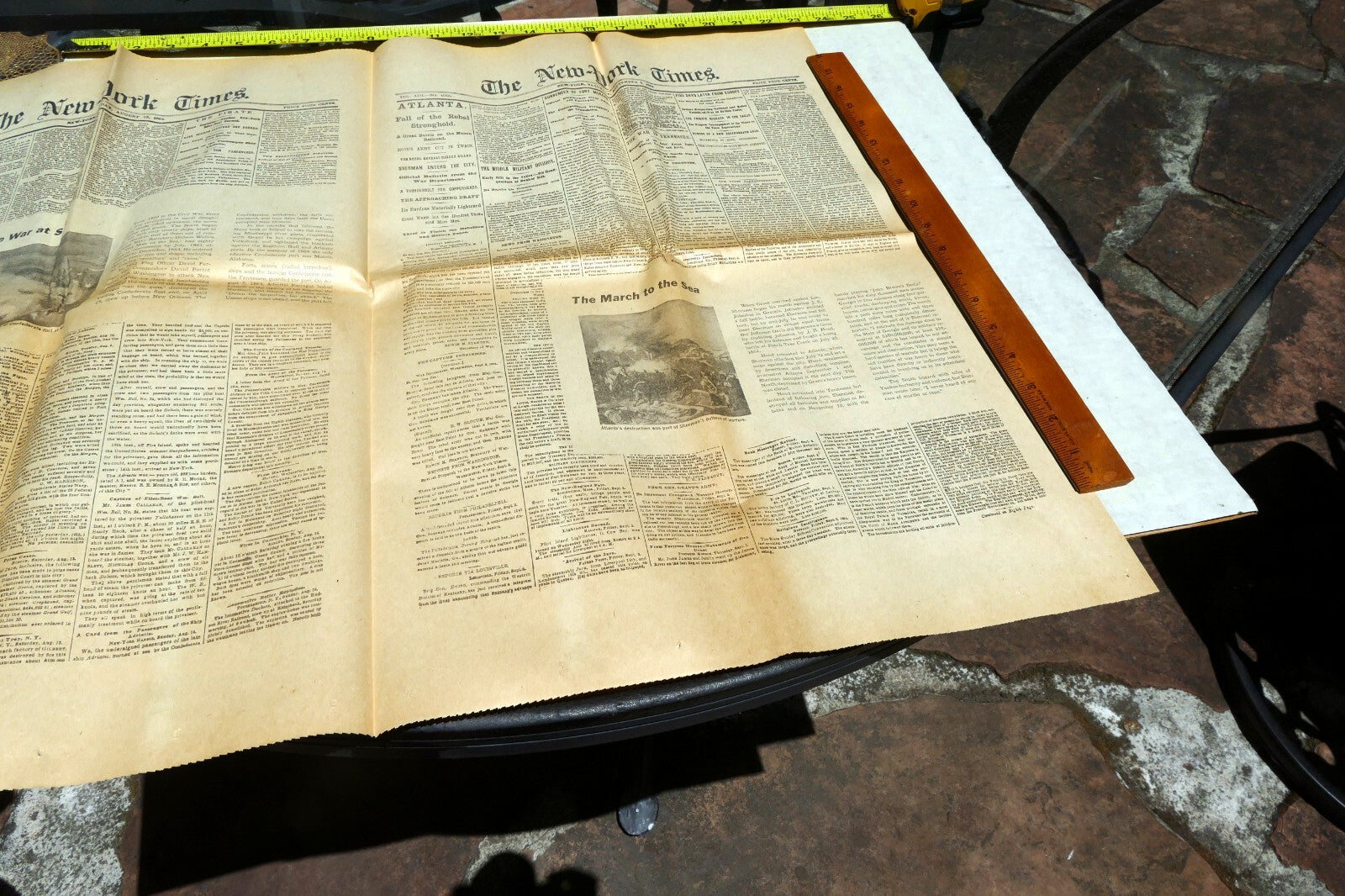 New York Times Sept 3 1864 - Reprint, Atlanta's Destruction by Sherman, Mobile