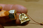 Thomas Pacconi Glass Ginger bread House Christmas Ornament 3"