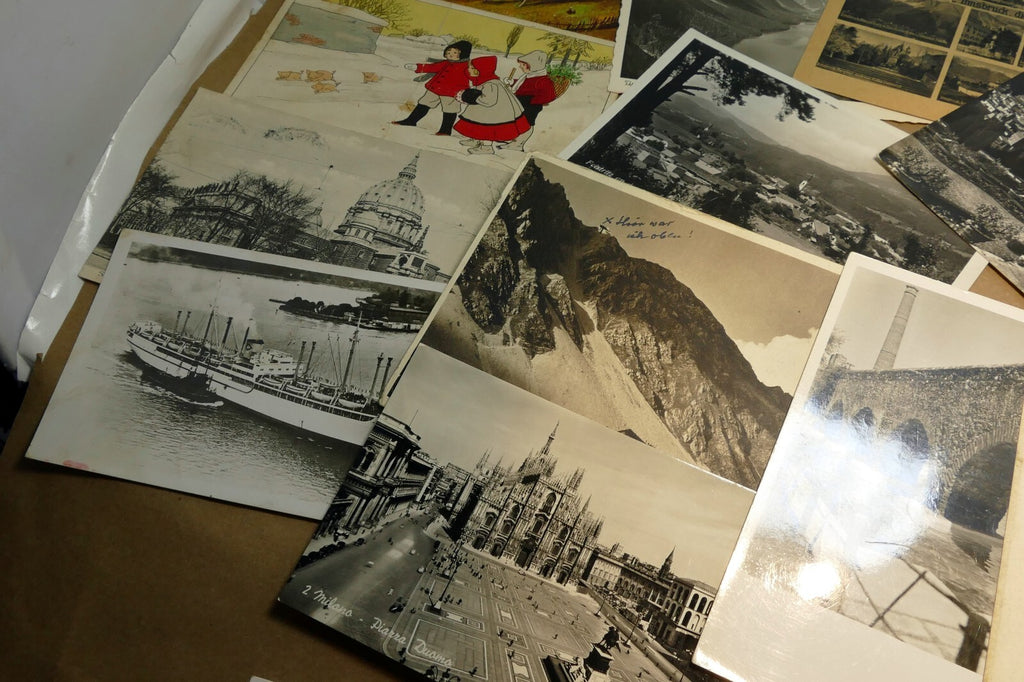 23 Mix lot of posted Postcard from Europe Italy Austria Hungary from 1920-1950's