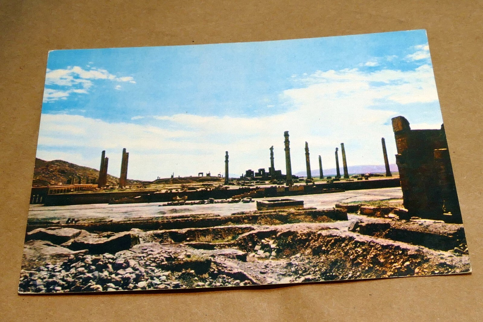 Persepolis Shiraz Iran Postcard 1970's  Unposted