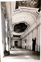Wien   schönbrunn schloss castle hallway postcard austria 1930's   unposted