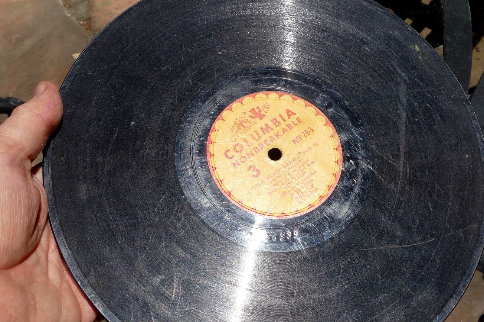 Little Sambo  Columbia Records mjv-28  78 rpm sides 2 and 3 90017-V