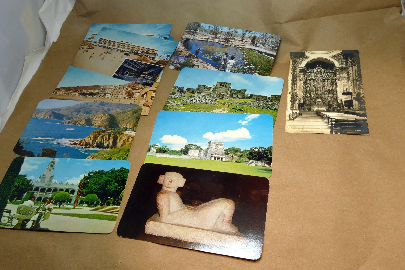 1960 70's mexico postcard lot 15 scenic unposted guanajuato hotel oranco