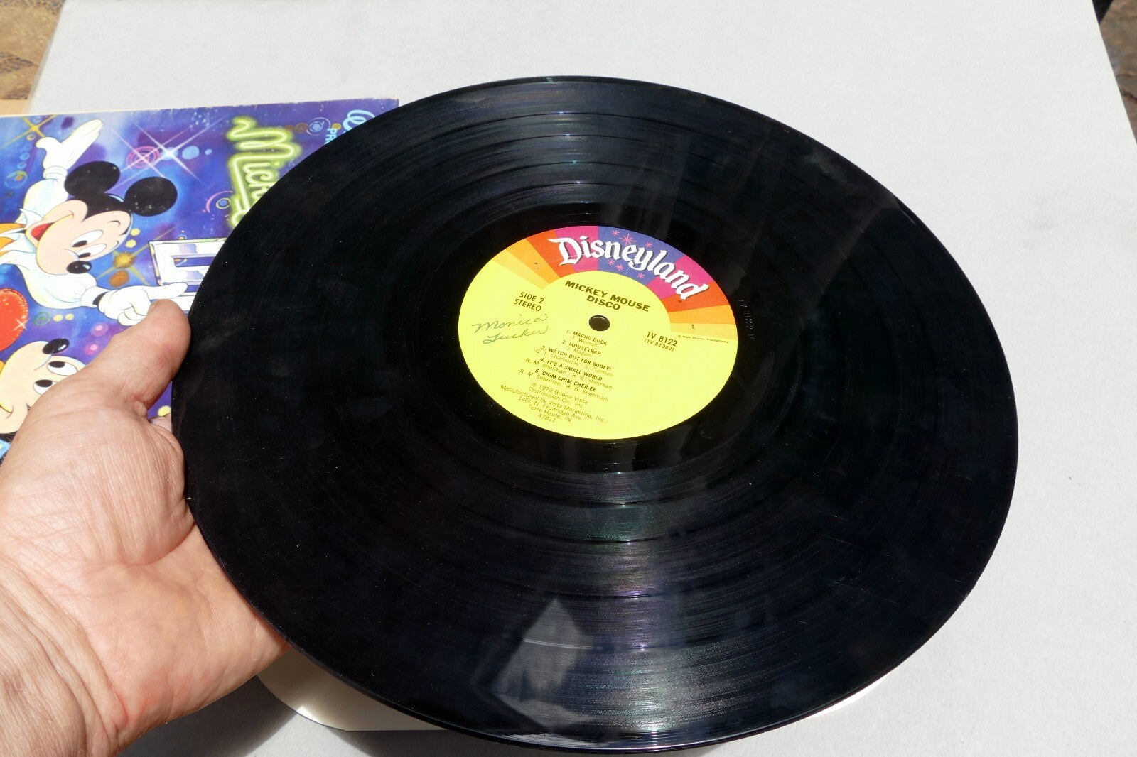 Mickey Mouse Disco Vinyl, LP 1979 Disneyland Walt Disney 1V 8122